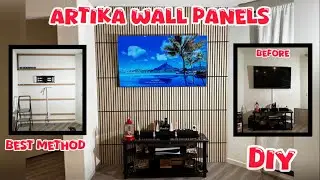How to install artika wall panels | Artika panels installation | Living room transformation | DIY