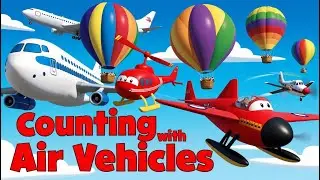 Learning to Count: Discover Air Vehicles in Action from 1 to 10!