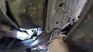 Volskwagen Golf 2 view from below (гольф 2 вид снизу)