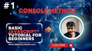 Console in JavaScript Tutorial for beginners || DigitalCoTech || JavaScript Tutorial in Hindi #01