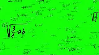 Math #equations and formulas flying and disappearing in distance loop Background Animation