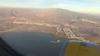 Подход к аэропорту Гран Канария (LPA) A320 4K