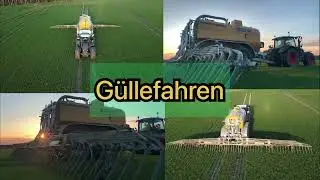 G&uuml;llefahren mit fendt bb und zunhammer fa&szlig; mit bomech schleppschuh