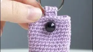 How to use left over yarn !! Mini project idea || crochet mini pouch tutorial