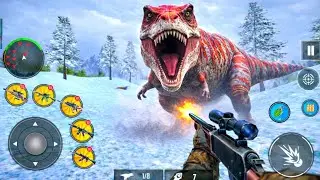 Dino Hunter 3D Hunting Game: Dinosaur Extinction War New 2026 Android Gameplay 
