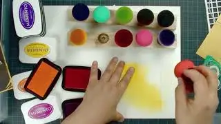 Local King Rubber Stamp tutorial #88 Magic mushrooms challenge The super moon