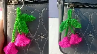 Wow ☺️ crochet flower keychain #diykeychain #crochet #youtube #youtubeviedo