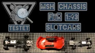Test MSH Chassis f&uuml;r 1:43er Slotcars (Carrera GO / SCX Compact)