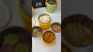 simple lunchbox . u can buy our wheat panjiri from www.chatorirajani.com