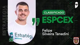 EsPCEx 2023: Bate-papo com classificado, Felipe Tenedini. Confira!