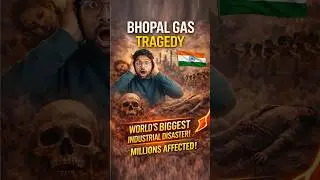 World's Worst Industrial Disaster: The Dark Truth of 1984 ⚠️ #bhopalgastragedy #shorts #education