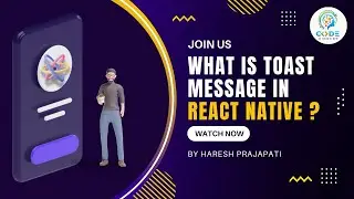 Toast Android Message In React Native | Toast Message | React Native Tutorial In Hindi #31