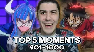ТОП-5 ЛУЧШИХ МОМЕНТОВ One Piece! (Эпизоды 901&ndash;1000 [с реакциями])