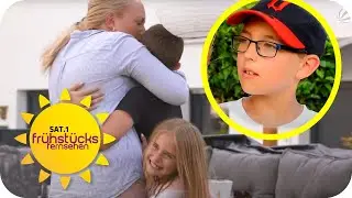 Wiedersehen nach 10 Wochen Trennung: Autist Romeo ist wieder zu Hause! | SAT.1 Frühstücksfernsehen