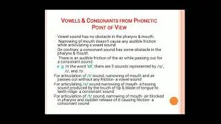 Distribution & Classification of Speech Sounds
