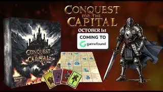 Box opening for the most exciting boardgame 2025 Conquest For The Capital!