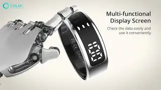 COLMI R12 Smart Ring with Display Screen and Touch, Health Manager,