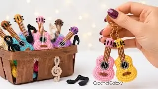 Easy Crochet Guitar 🎸 | Cute Toy & Keychain for Beginners
