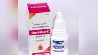 Moximed k eye drop uses | price | composition | dose | side effects | review | in hindi
