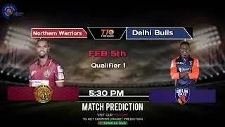 Abu Dhabi T10 League 2021 Qualifier 1 Match Prediction Northern Warriors vs Delhi Bulls | Dream 11