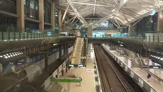 [Ambient Sound] Train Station Sounds at Takanawa Gateway in Japan (Relaxing Binaural Sounds) ASMR