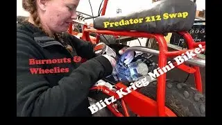 Mini Bike Predator 212 Engine Swap: The Blitz Krieg Part 1