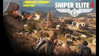 Sniper Elite 4  Snow Mission Part#2 gameplay GTX 980Ti Gaming 6G Giveaway 32gb usb+NFS Payback