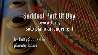 Saddest Part Of Day from 'Love Actually', Craig Armstrong, Pianotunes