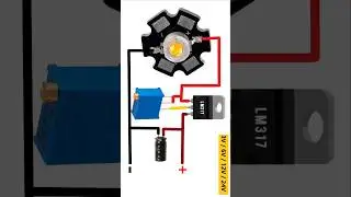 Constant Current High power LED driver using LM317 #zaferyildiz #short #shorts #diy #diyproject