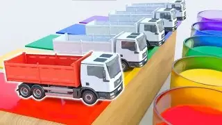 Colorful Truck Painting | Fun AI Art Video for Kids