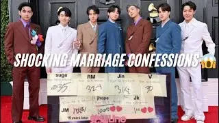 Who&rsquo;s Getting Married First?💍 BTS Members & Their Thoughts on Marriage! [ARMY Must Watch]