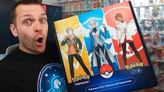 🔴 Opening The BIGGEST Pokemon TCG X Pokemon GO Expansion Box!!
