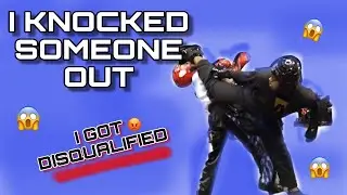 KNOCKED SOMEONE OUT... 😱 (disqualified)