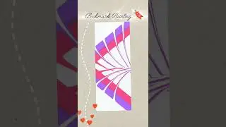 Easy Bookmark Idea - Aesthetic😍🔖#shorts #art #painting #bookmark #craft #aesthetic #nasheed #digital
