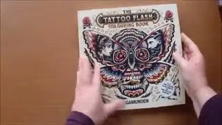 The Tattoo Flash Colouring Book by Megamunden Flip through