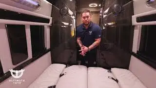 How to Convert Sofa to Bed | Ultimate Cruiser 144 Luxury Mercedes Sprinter