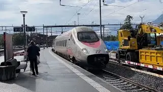 EX-FRECCIARGENTO ETR610 IN SWITZERLAND! Riding the AWESOME Trenitalia ETR610 from Thun to Olten