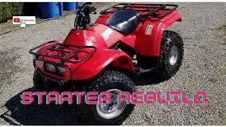 91 Honda TRX200d starter rebuild.