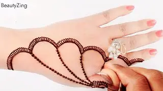 Simple New Mehndi Design Backhand Easy | Must Watch Beautiful Mehendi Design Step by Step