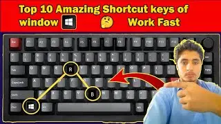Top 10 window key shortcuts of keyboard in computer || Easy tutorial for beginners in hindi/urdu