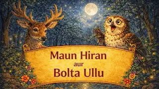 Bedtime Story for Kids | The Silent Deer and the Talking Owl