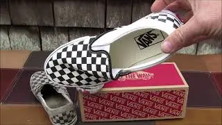 Vans Slip On Checkerboard shoes. New Pair for 2026. I got new shoes.
