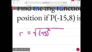 Precal 1.15.26 trig functions of points