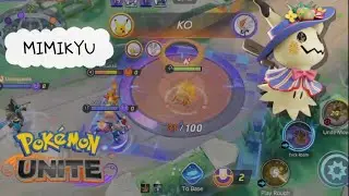 Mimikyu's Gameplay! Play Rough, Trick Room & Unite Move! #PokemonUnite #Mimikyu #viral #gaming #fyp 