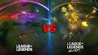 Soulfigter Samira VS Supreme Cells Samira : Skin Comparison | LOL PC, Wildrift