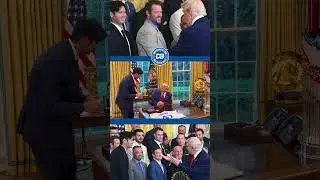 #ShoheiOhtani inside Oval Office with President Trump during Dodgers' White House visit #Shorts
