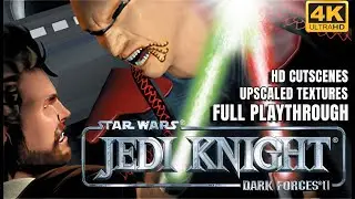 STAR WARS Jedi Knight: Dark Forces II - FULL Game Playthrough 4K 60FPS | JK Remastered 3.3 2025