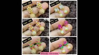 CZ Studs at Wholesale Price Single Item | Order on whatsapp - 9381973069
