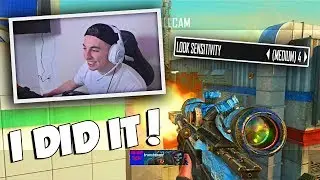 I HIT A SHOT ON A LOW SENSITIVITY! (HARDER THAN IT LOOKS) BO2 Trickshotting