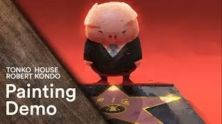 Photoshop: Robert Kondo's Painting Demo -  Tonko School (#001)